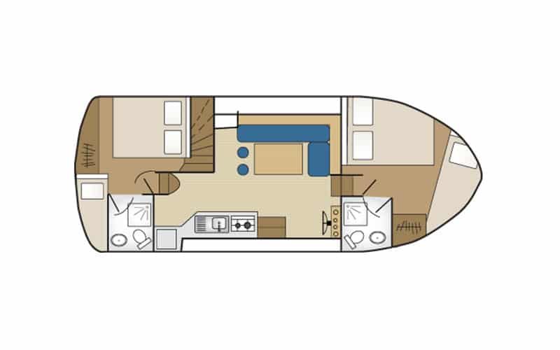 Tarpon 32, houseboat hire without licence